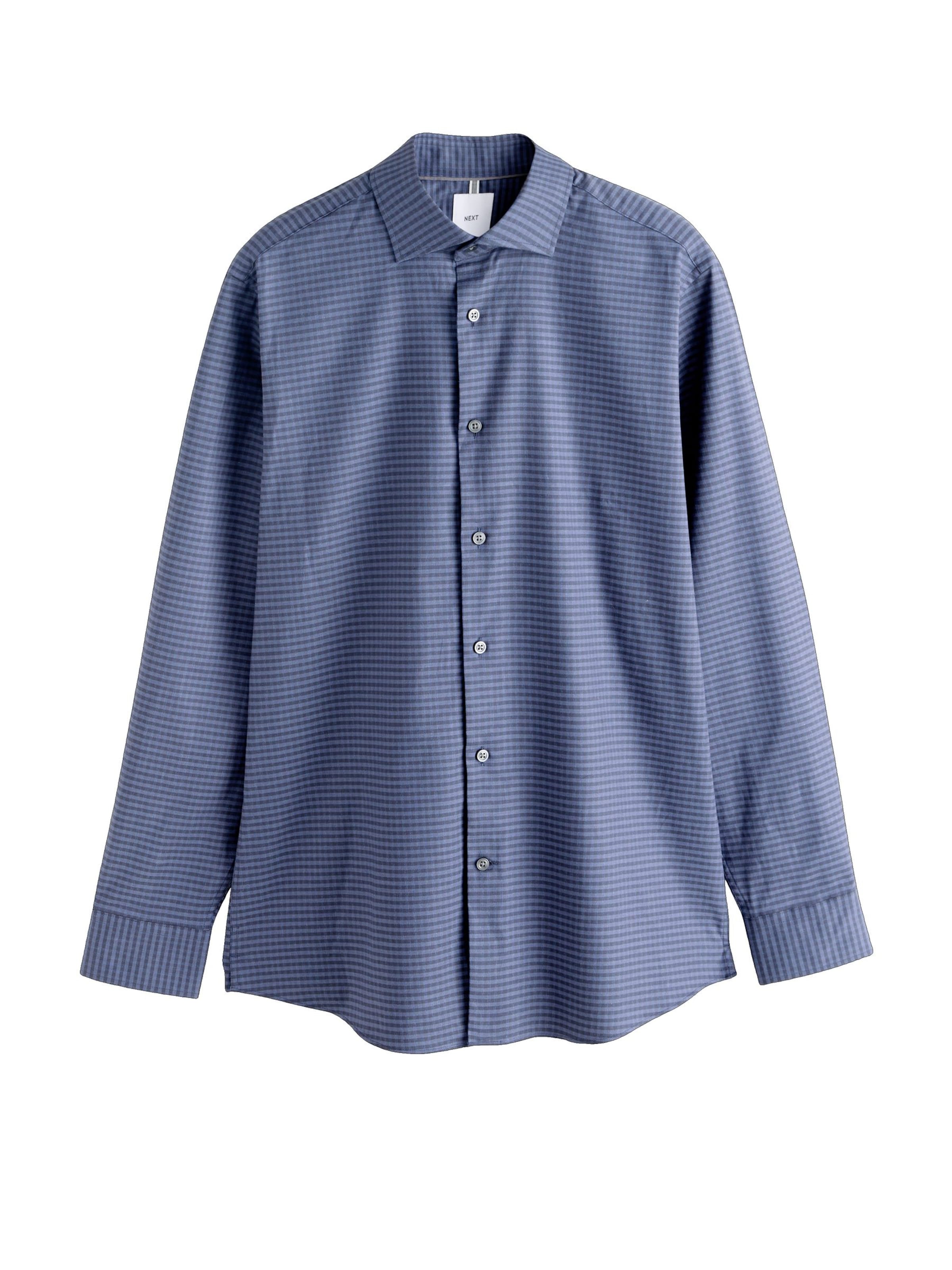 Next Klasický střih Košile – modrá: přední strana