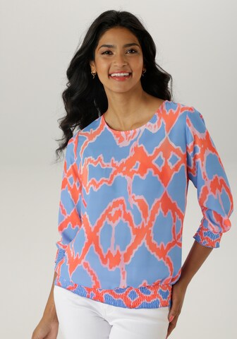 Aniston SELECTED Bluse in Blau: Vorderseite
