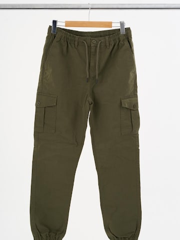 comeor Regular Cargo Pants 'Cargohose Herren' in Green: front