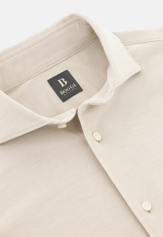 Boggi Milano Regular Fit Hemd in Beige