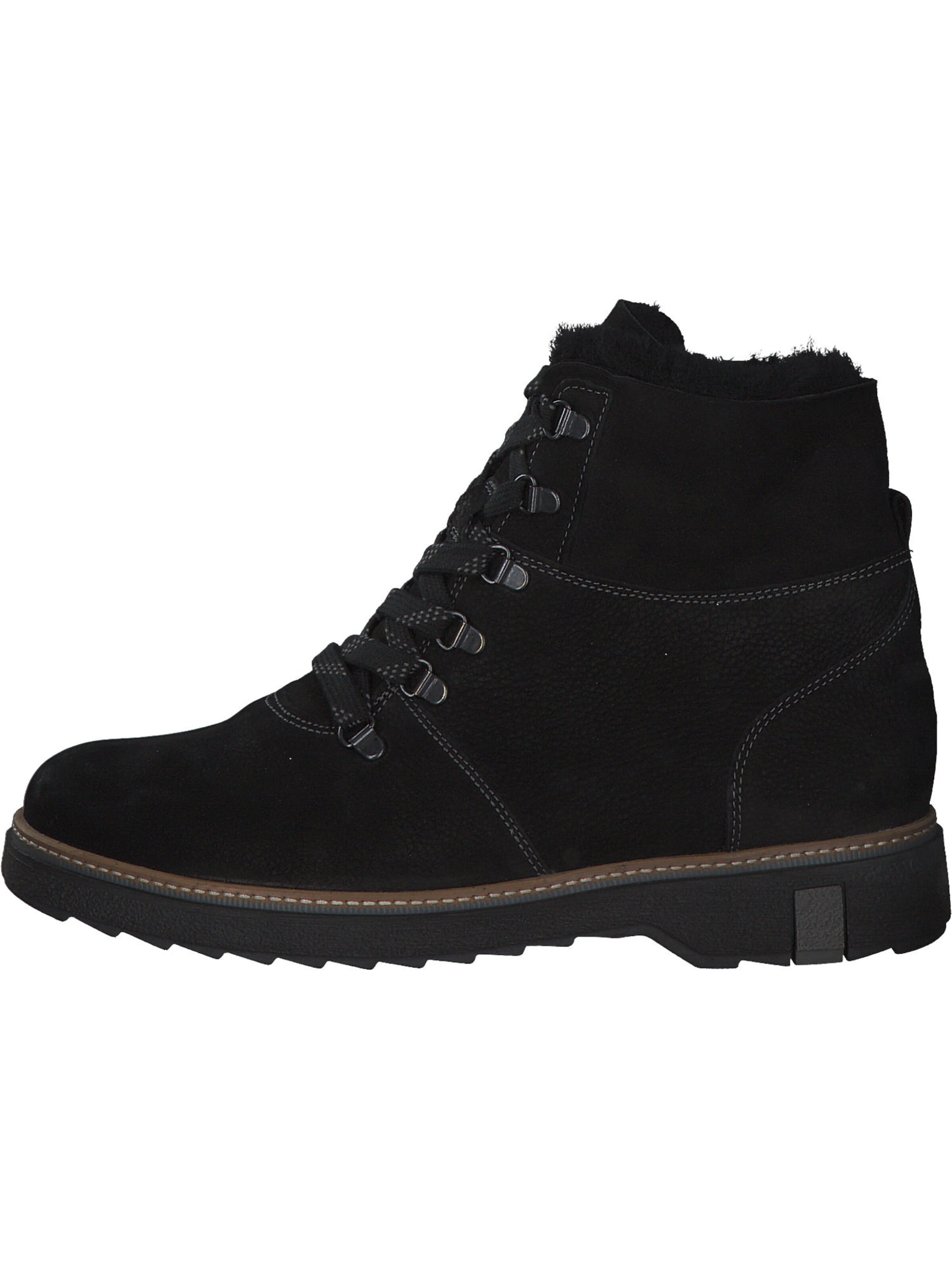 WALDLÄUFER Veterlaarsjes 'Hitomi' in Zwart