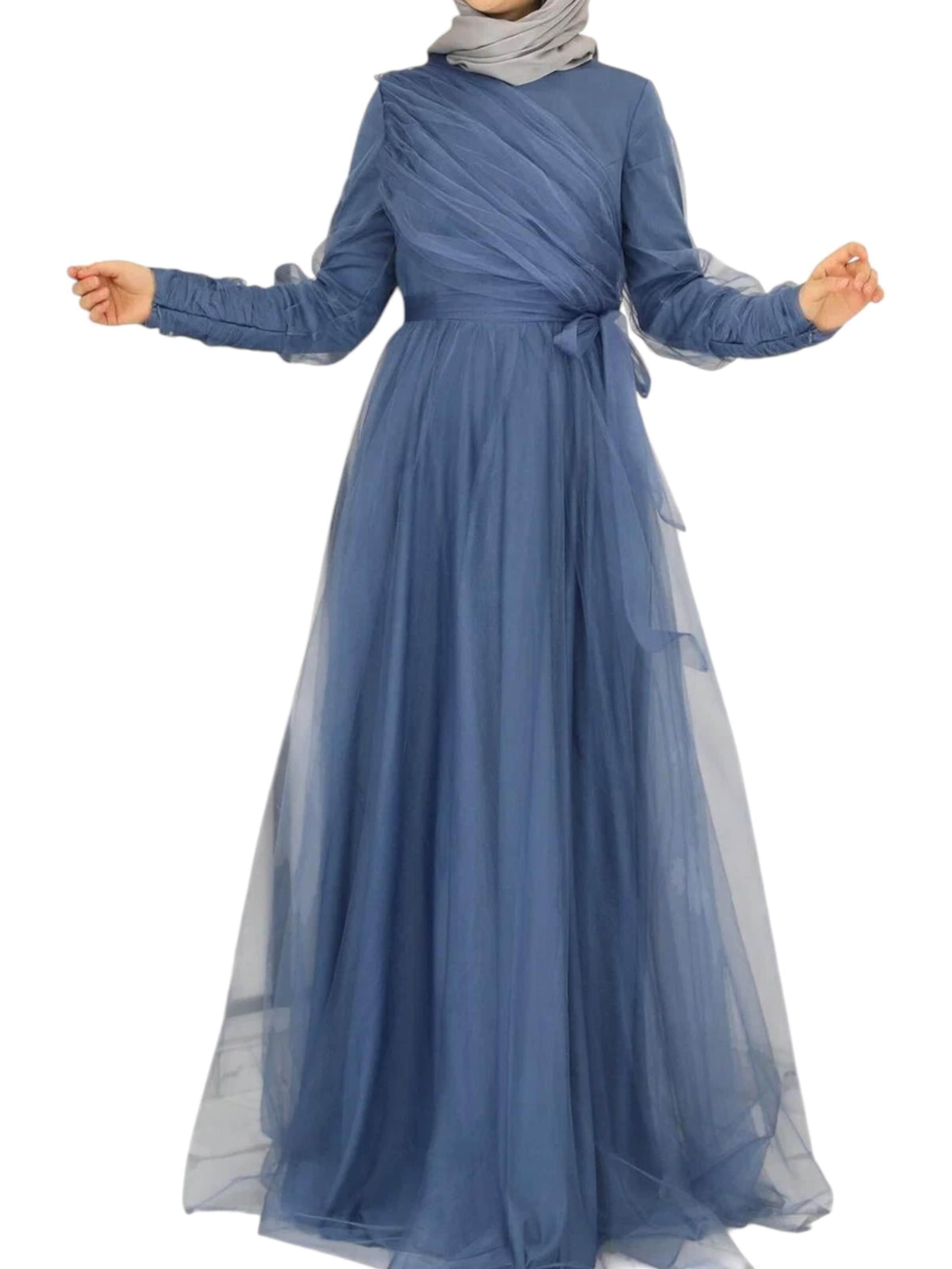 Robe de soirée 'INCI' fashionshowcase en bleu