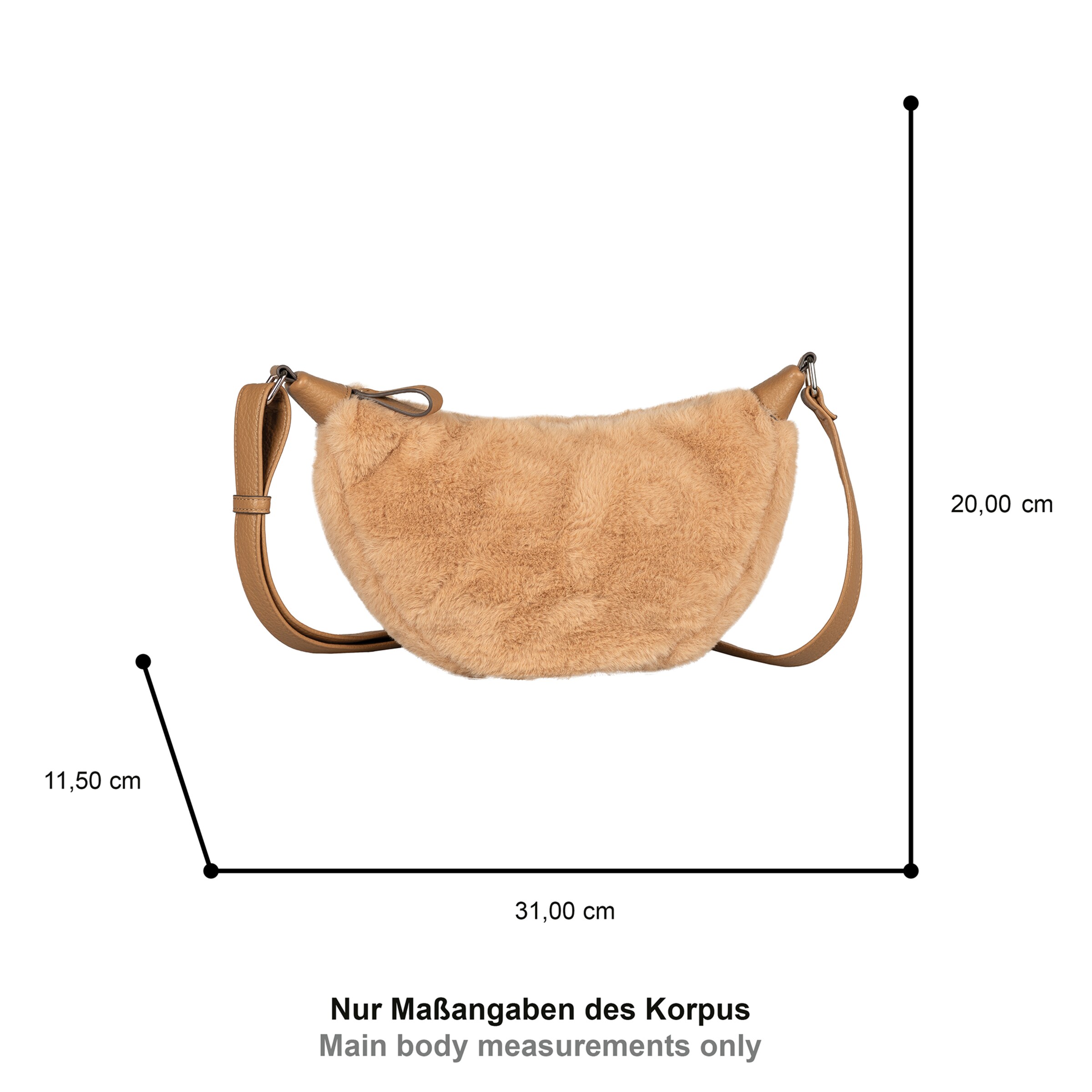 TOM TAILOR DENIM Crossbody Bag in Beige