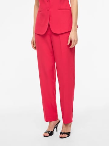 Slimfit Pantaloni '14115429' di VILA in rosa