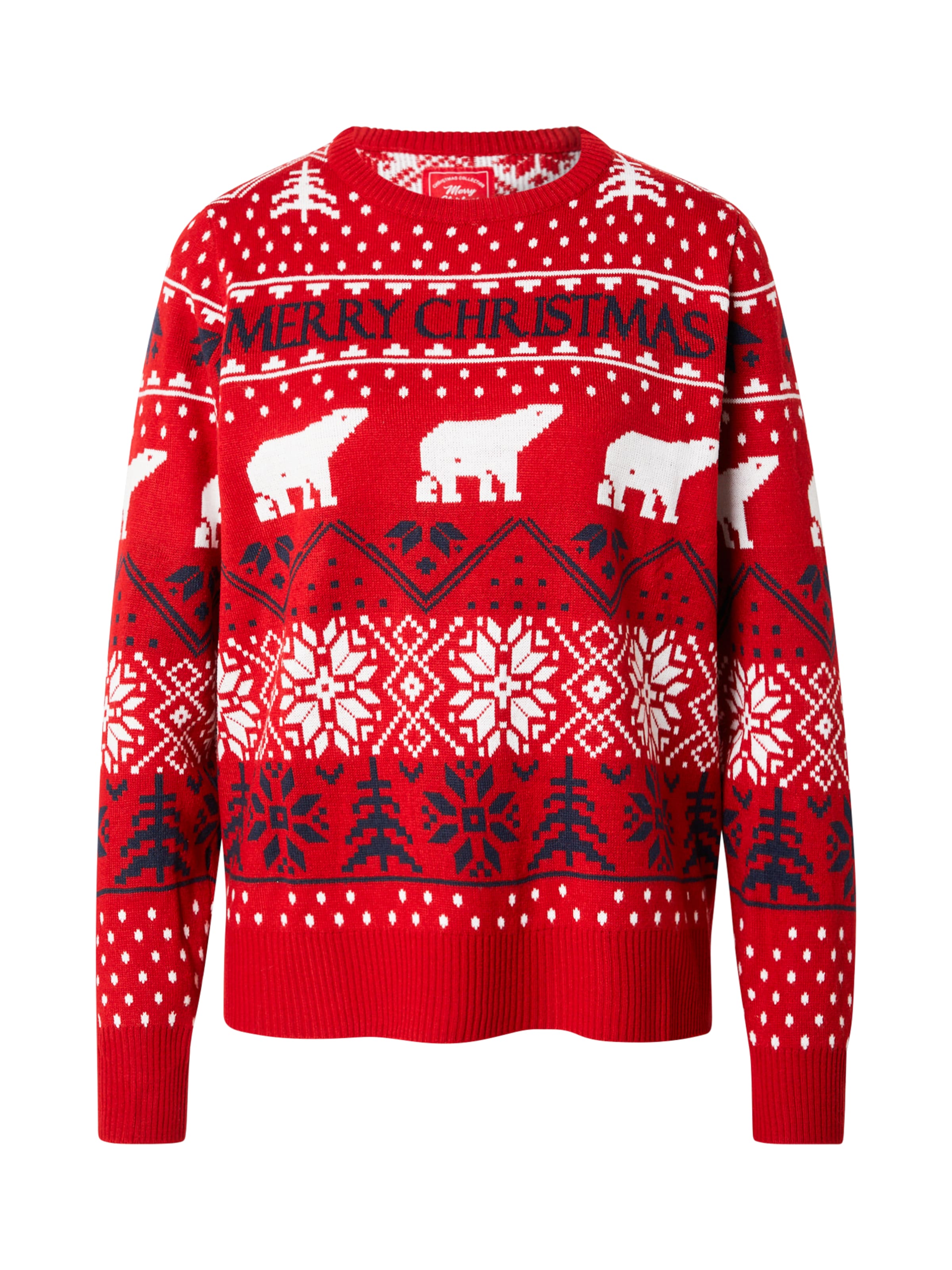 Sublevel Pullover in Rot: Vorderseite