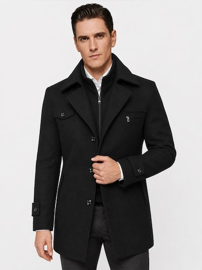 ALLTHEMEN Winter Coat 'Froststille' in XS in Black, Item view