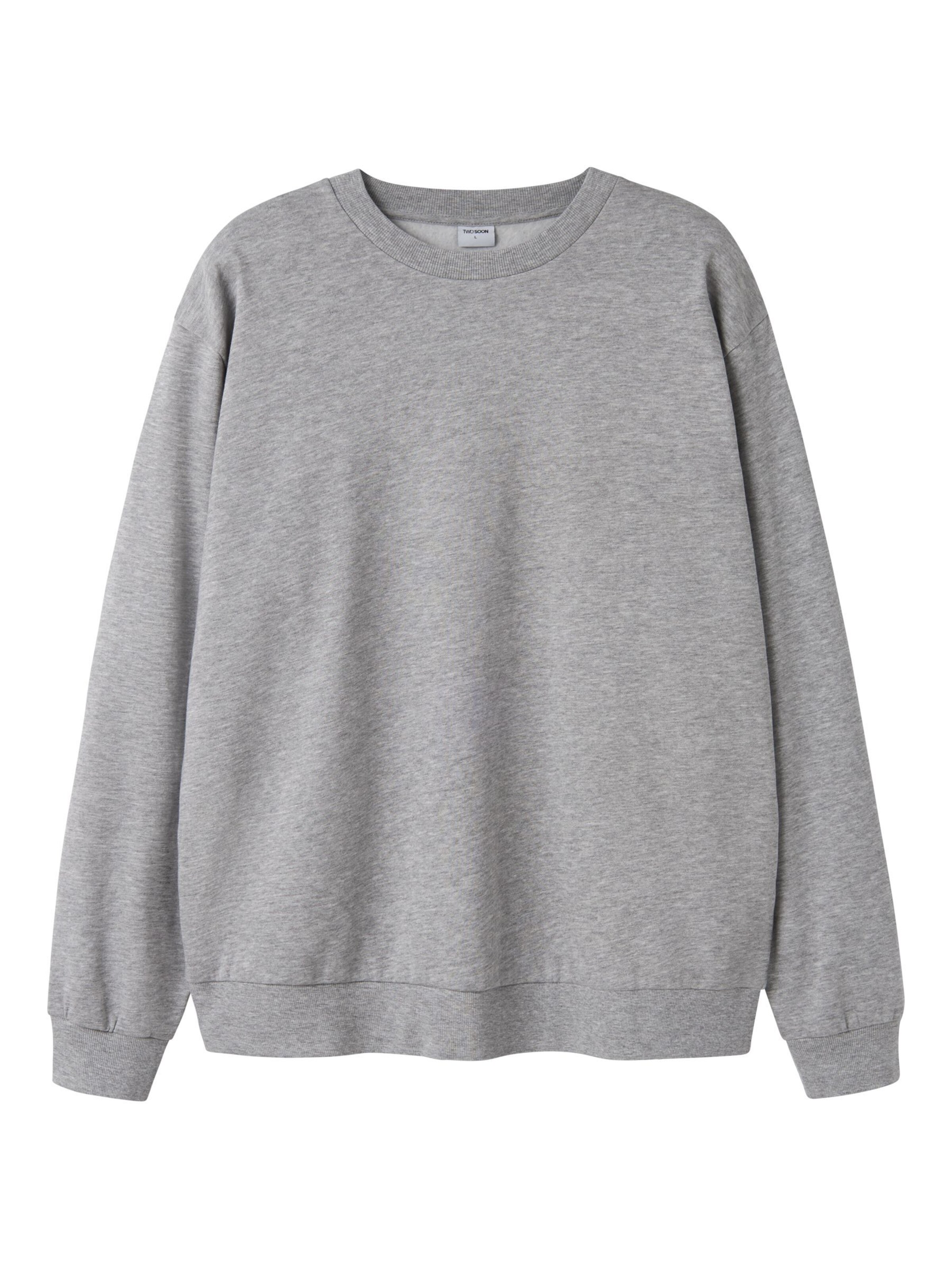 TWO SOON Sweatshirt i grå: forside