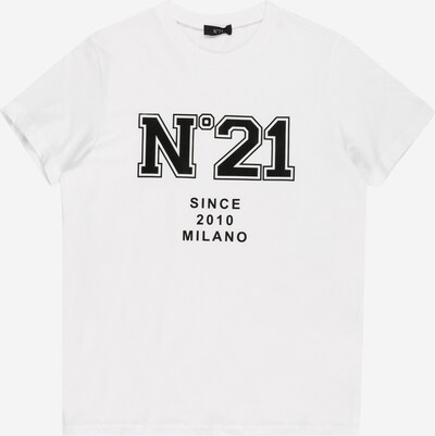 N°21 Camiseta en negro / offwhite, Vista del producto