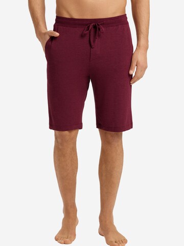 Pantalon de pyjama 'Casuals' Hanro en rouge : devant