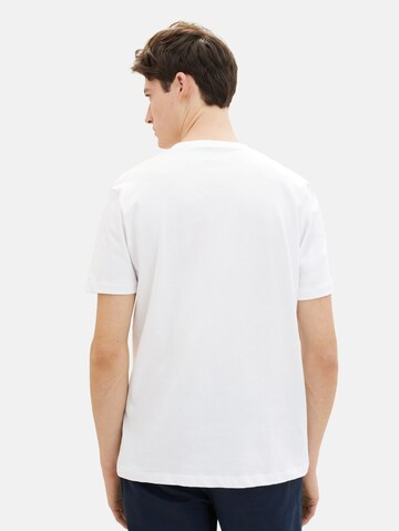 T-Shirt TOM TAILOR DENIM en blanc