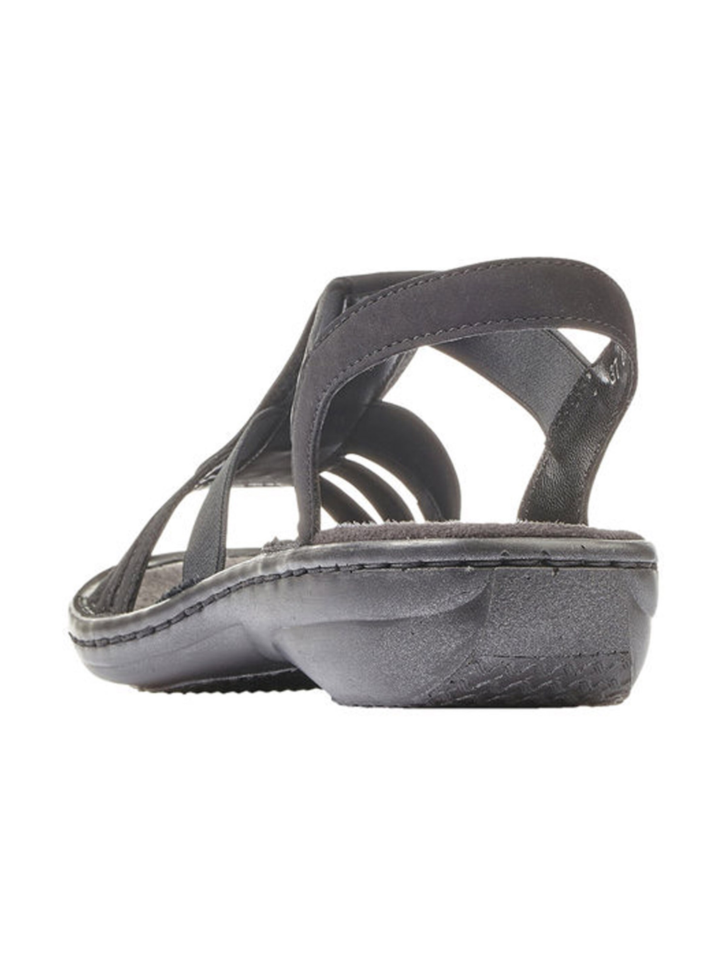 melns Rieker Sandales