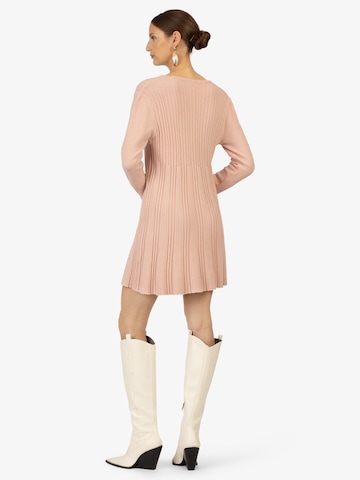 Kraimod Gebreide jurk in Roze