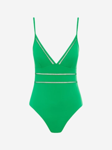 SEA LEVEL Triangel Badpak 'Essentials' in Groen