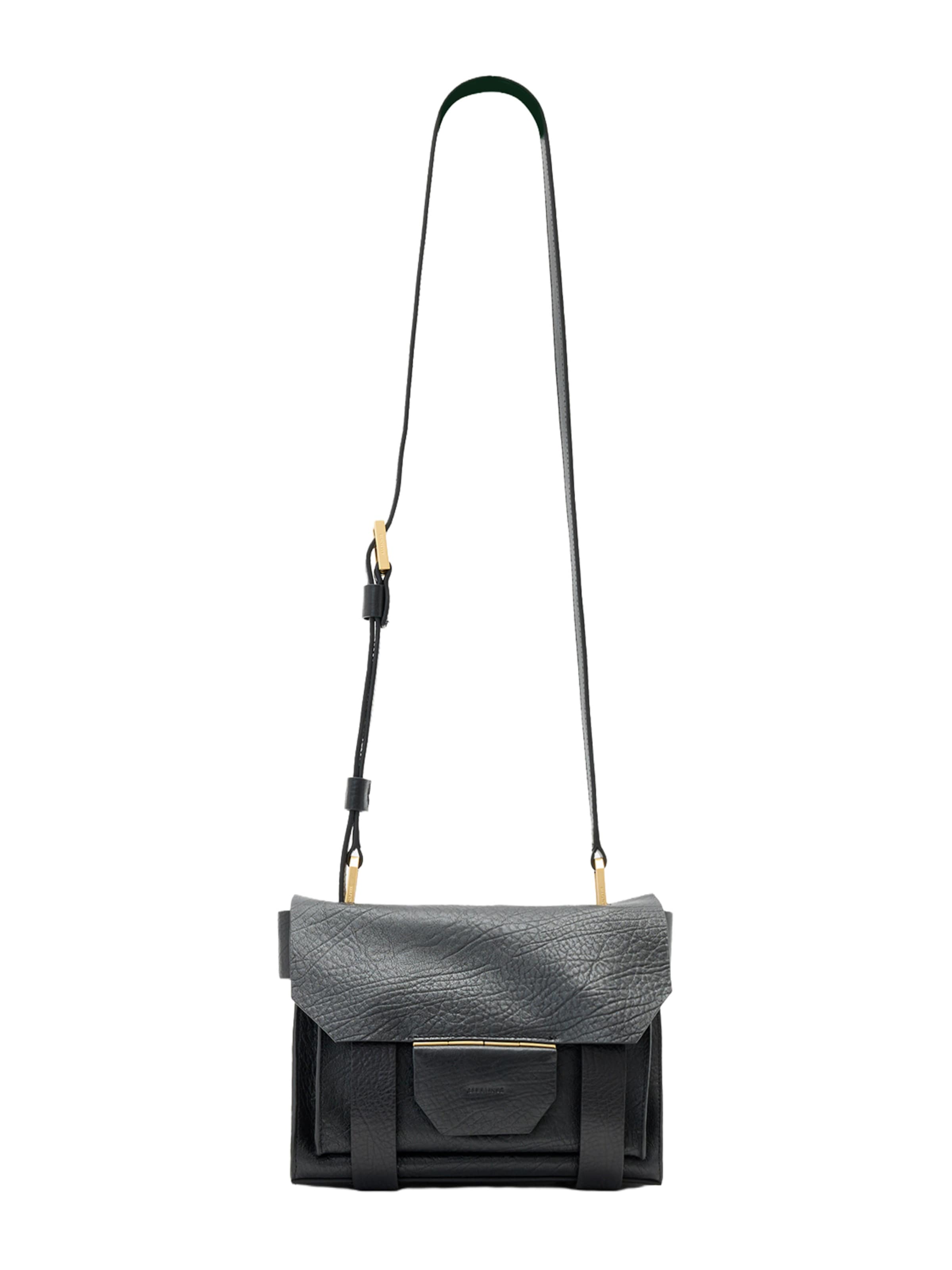 juoda AllSaints „Messenger“ stiliaus rankinė &#x27;URSA&#x27;: priekis