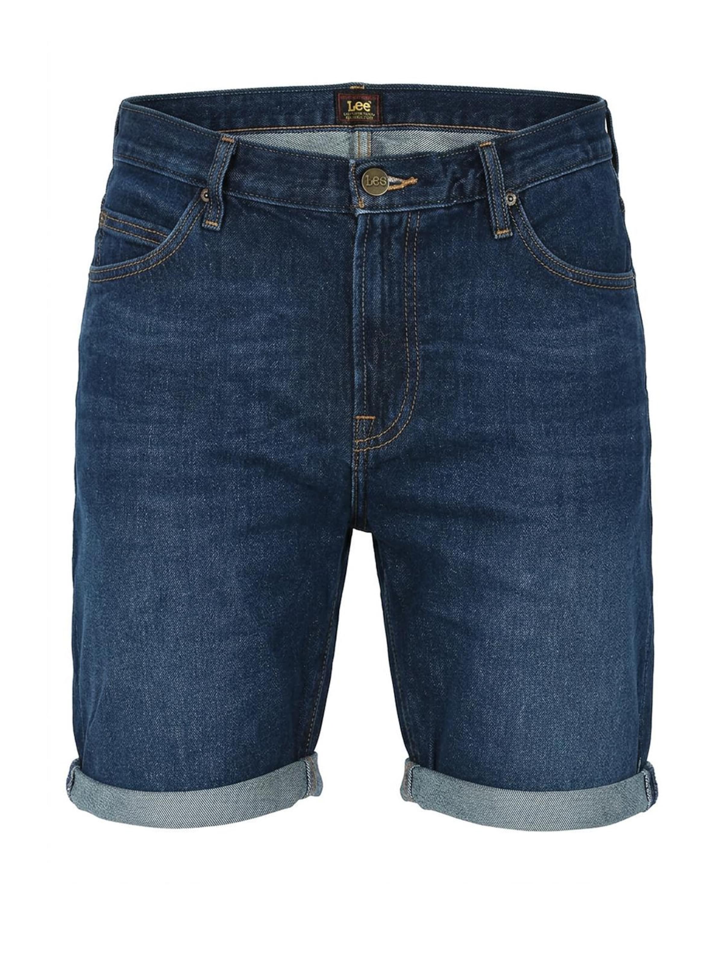 Lee Jean 'RIDER' en bleu denim, Vue avec produit