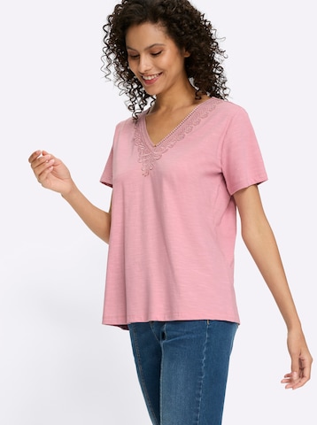 heine T-shirt i rosa