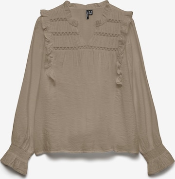 VERO MODA Bluse 'ELSIE' i brun: forside