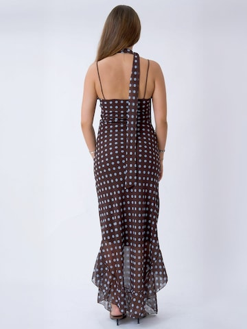 Rochie ' Bellagio ' de la ITS MAY pe albastru: spate