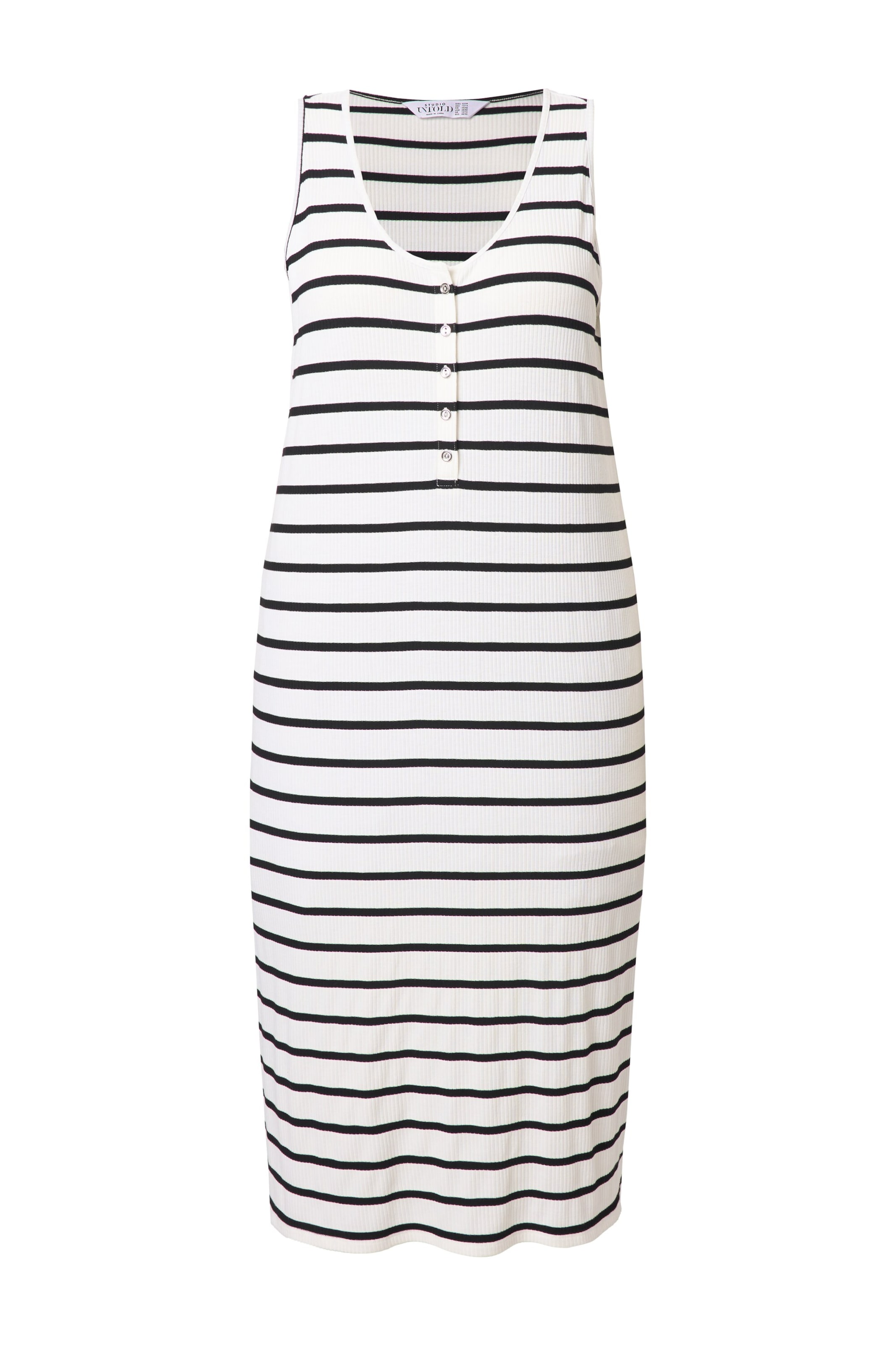 Studio Untold Jurk in Wit: voorkant