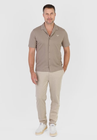 Kleinigkeit Regularny krój Koszula 'Relaxel Schulz' w kolorze szary