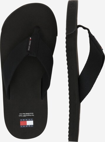 Tommy Jeans Teenslippers 'Elevated' in Zwart