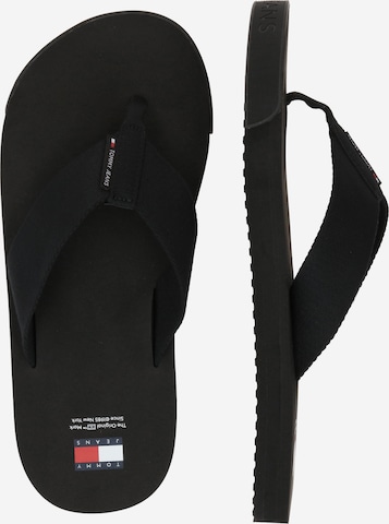 Tommy Jeans Teenslippers 'Elevated' in Zwart