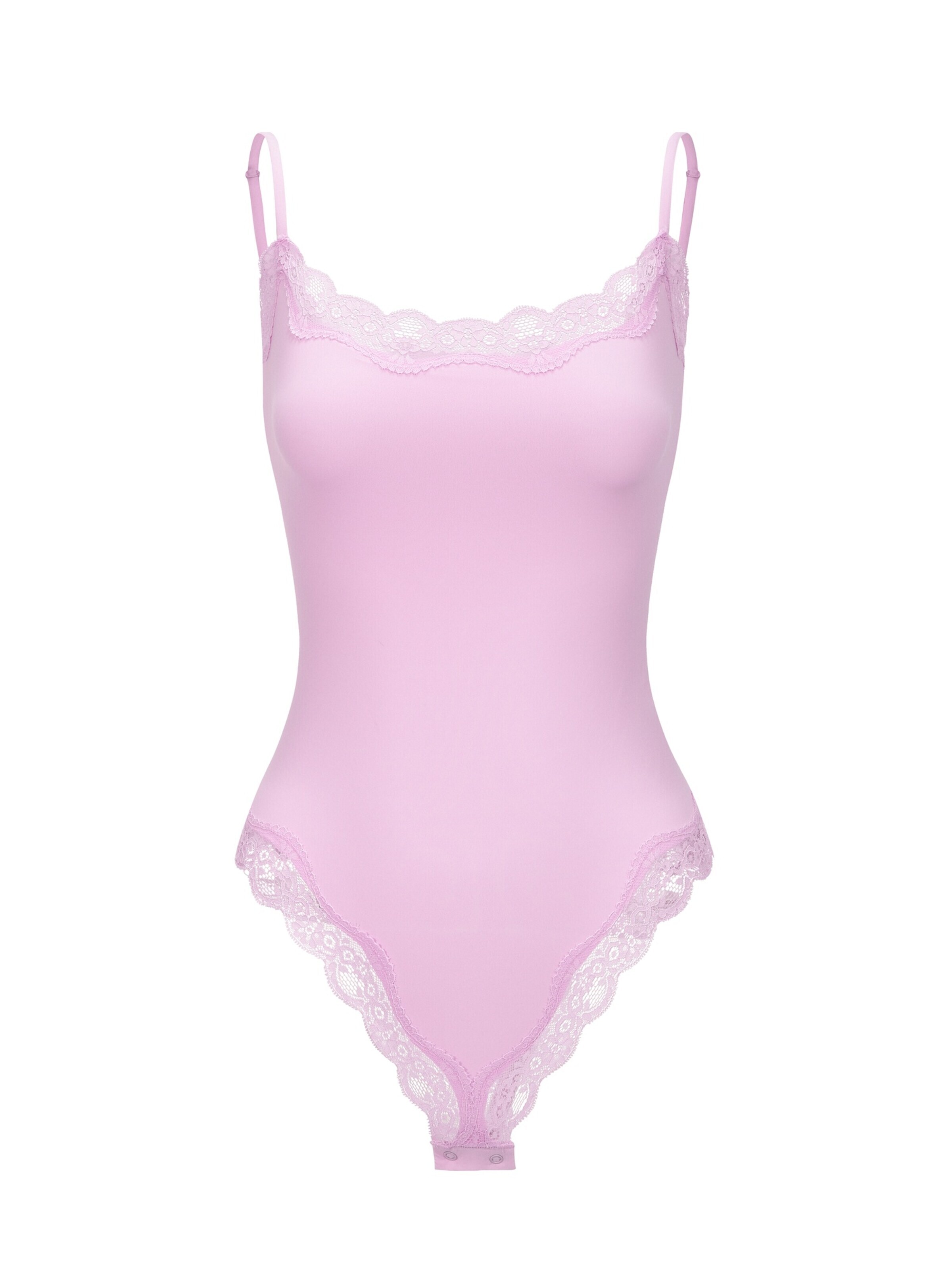 Body 'Bodysuit String mit Lace' cfab en violet : devant
