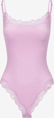 Body 'Bodysuit String mit Lace' cfab en violet : devant
