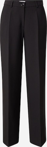 MORE & MORE - Pantalón de pinzas en negro: frente
