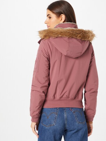 HOLLISTER Winter Jacket in Pink