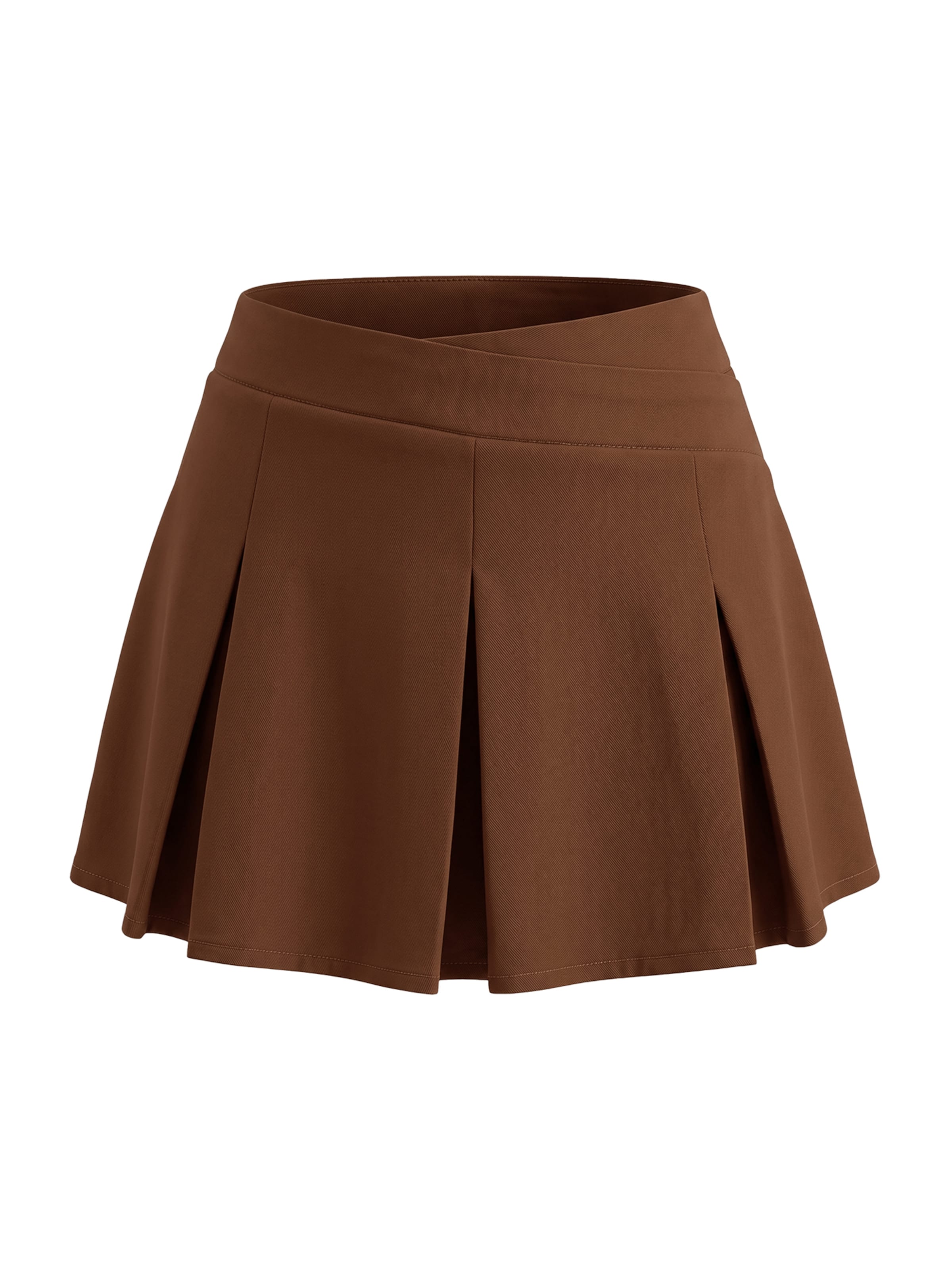 Jupe Imily Bela en marron : devant