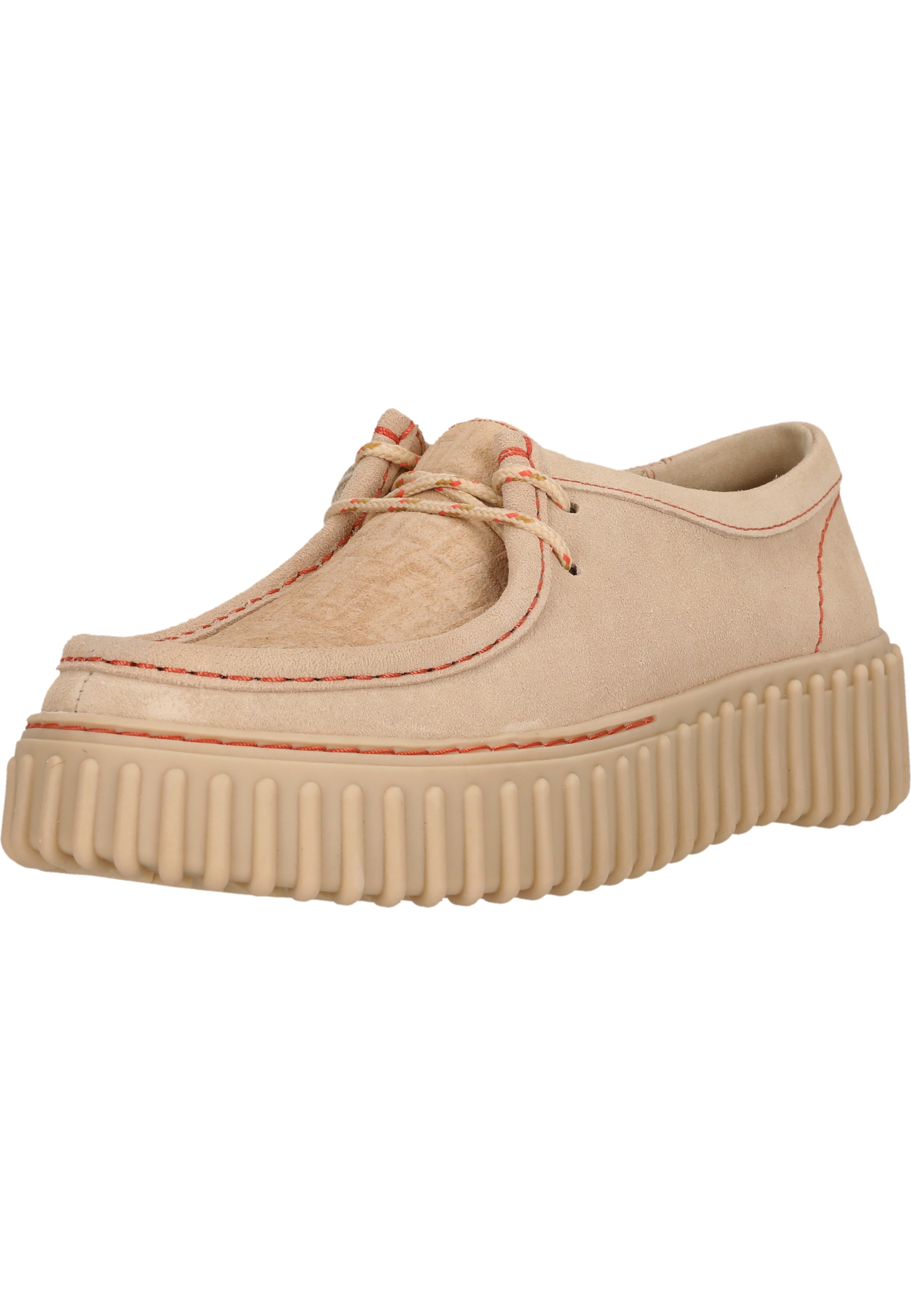 CLARKS Lace-up shoe 'Torhill Bee' in Beige: front