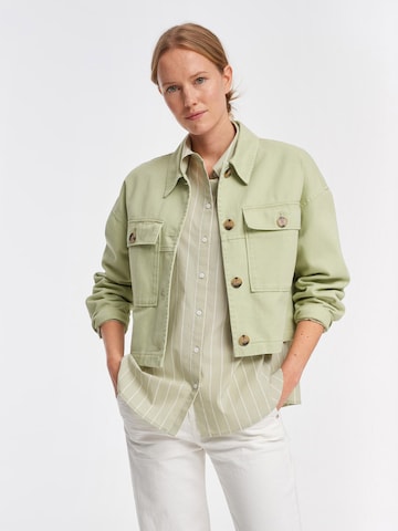 OPUS Between-Season Jacket 'Hardil' in Green: front