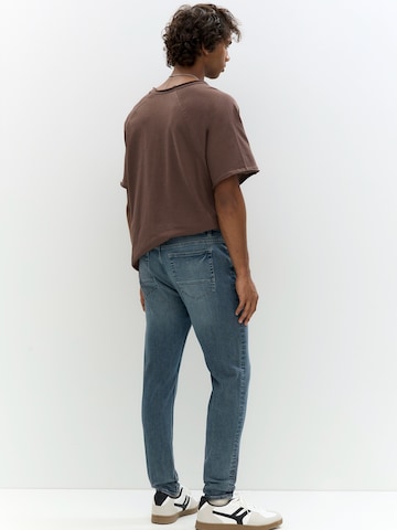 Pull&Bear Slimfit Farkut värissä sininen