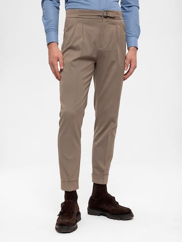 Antioch Normální Kalhoty se sklady v pase – mix barev: přední strana
