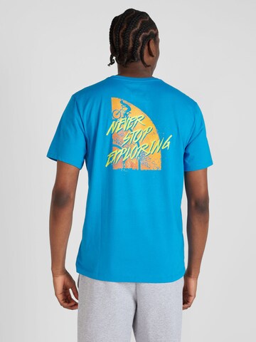 T-Shirt fonctionnel 'FOUNDATION' THE NORTH FACE en bleu : devant