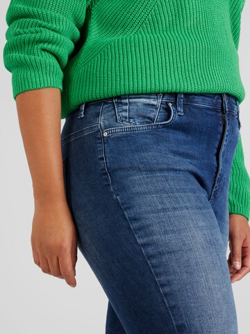 ONLY Curve Skinny Jeans 'FOREVER' in Blau