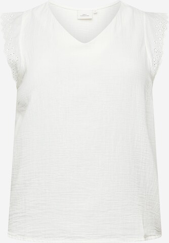 ONLY Carmakoma Blouse 'THYRA' in White: front