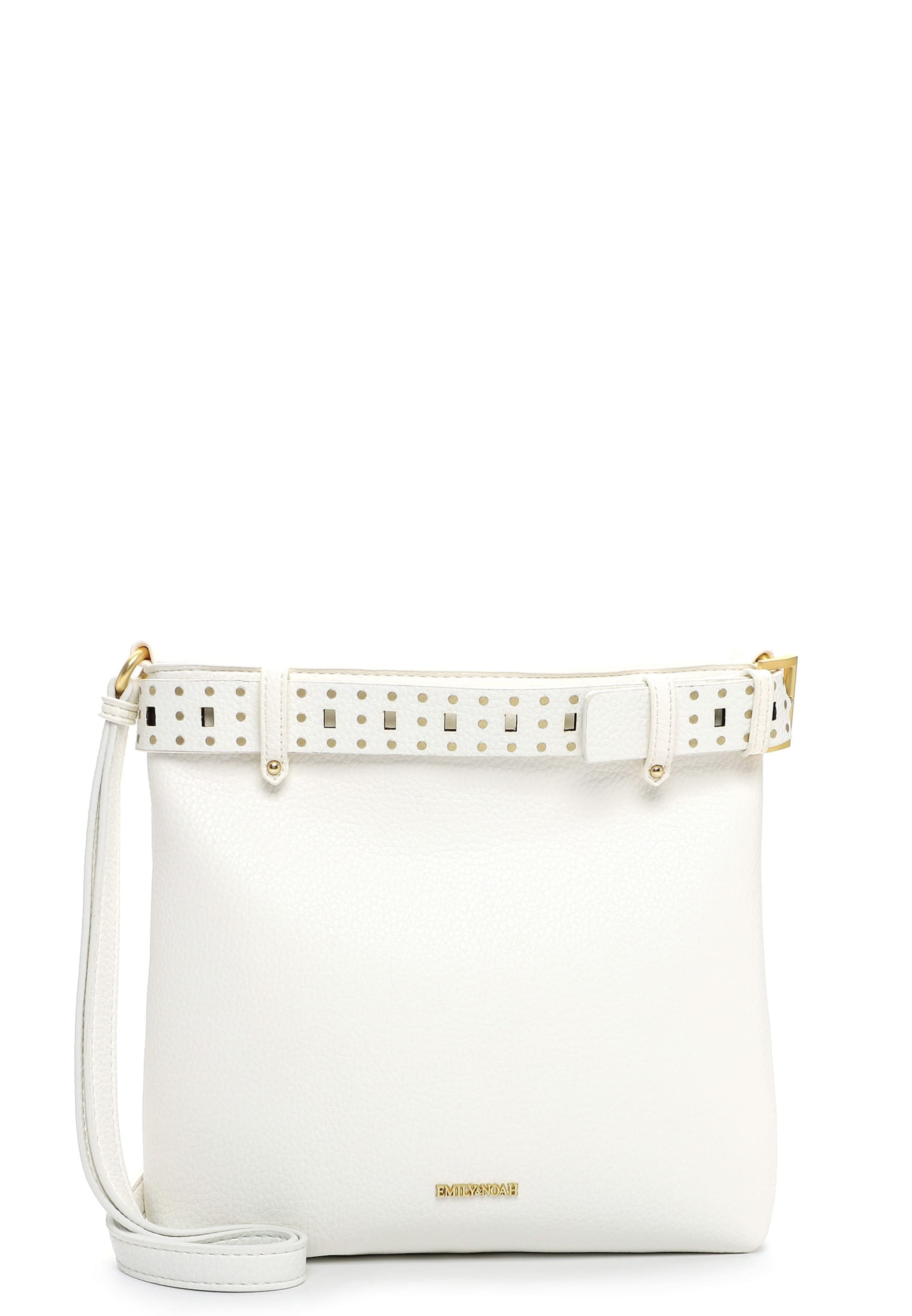 Sac à bandoulière 'Justine' Emily & Noah en blanc : devant