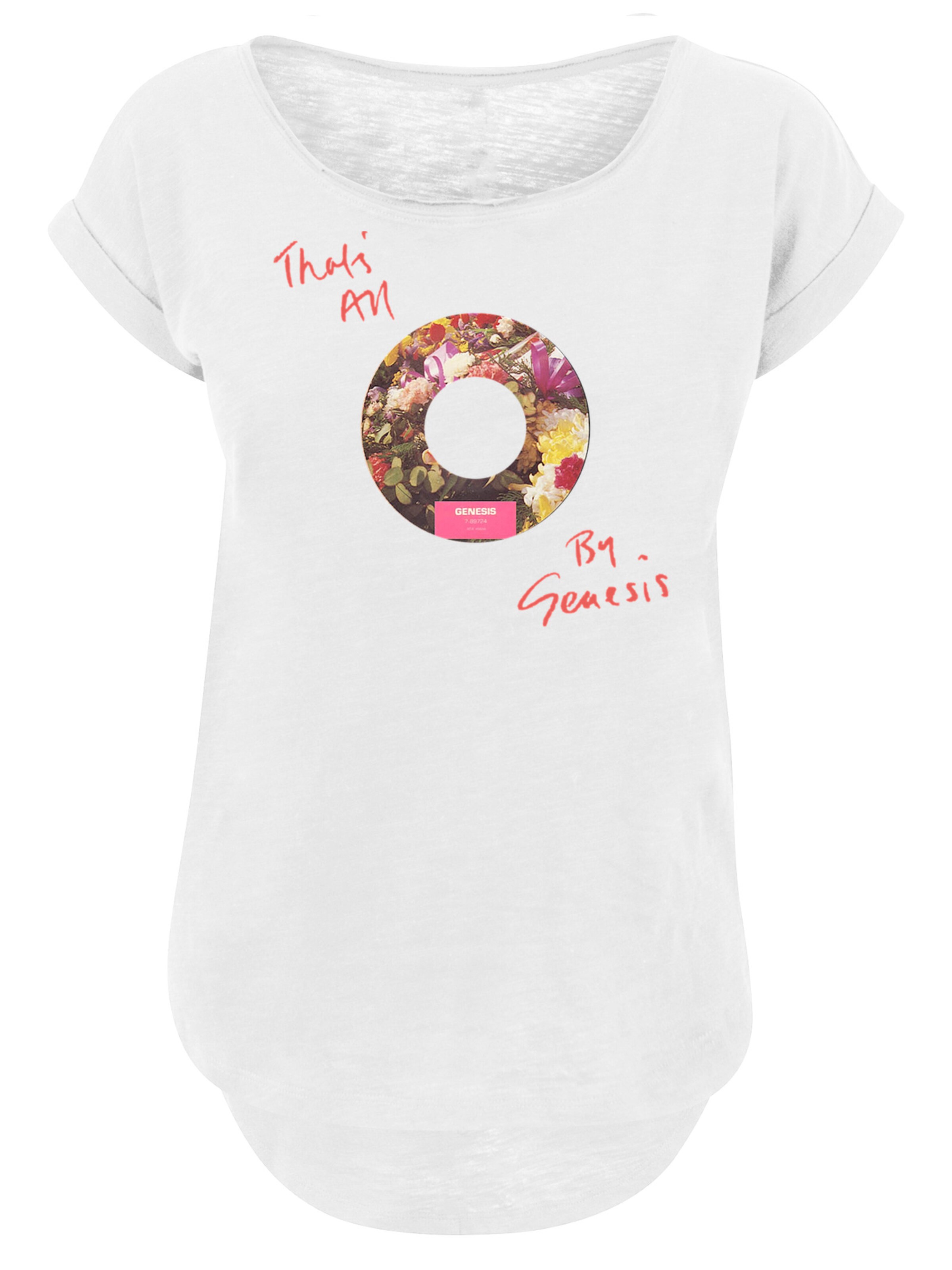 F4NT4STIC Shirt in Wit: voorkant