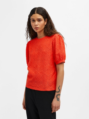 OBJECT Bluse 'Feodora' in Orange: predná strana