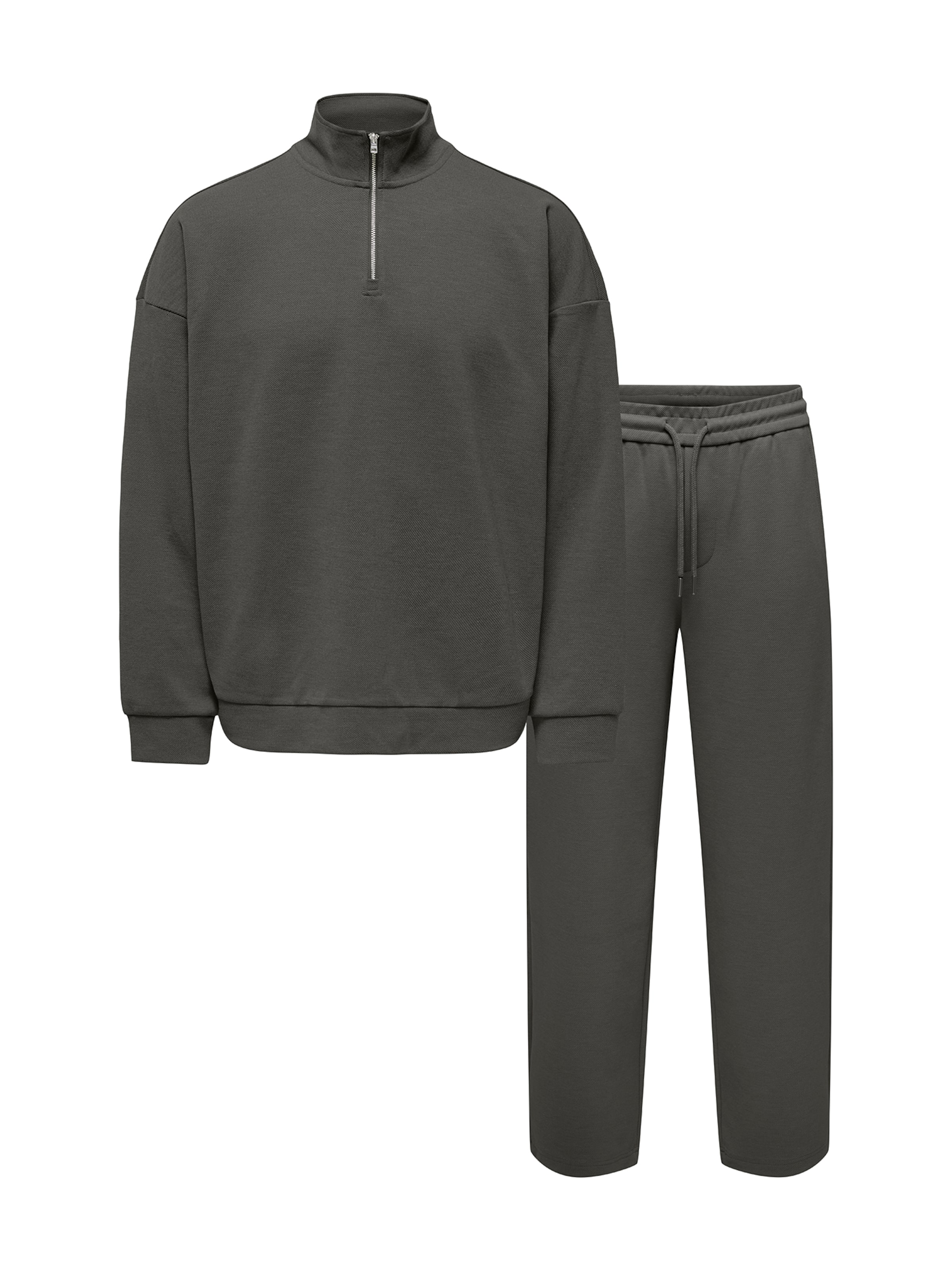 Only & Sons Jogging komplet 'ONSNEWKODYL' veličine XS u antracit siva, Pregled proizvoda