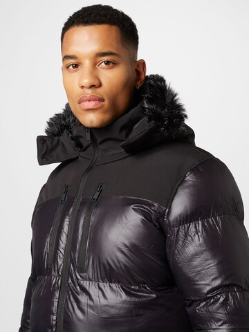 BRAVE SOUL Winter jacket 'BARRAS' in Black