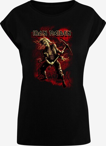 Merchcode Shirt 'Iron Maiden - Breeg' in Zwart: voorkant