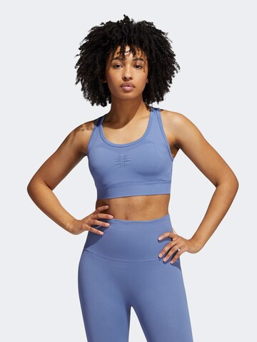 ADIDAS SPORTSWEAR Bustier Urheilurintaliivit 'Studio' värissä lila: edessä