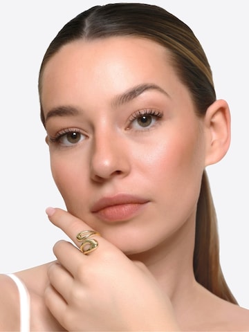 Bague Heideman en or : devant