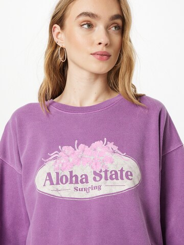 Nasty Gal Sweatshirt in Lila