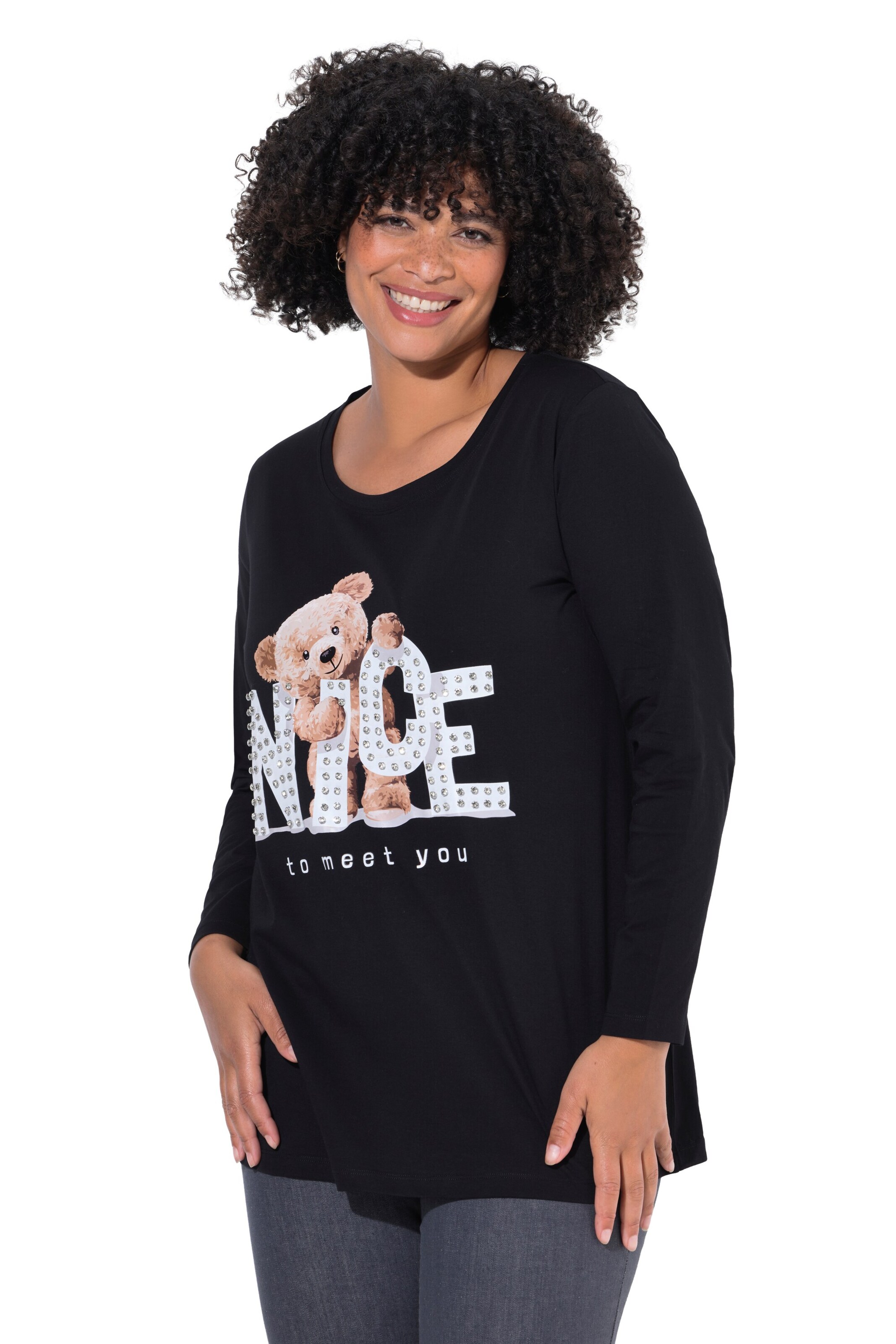 Angel of Style Shirt in Black: front