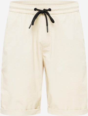 TOM TAILOR DENIM Regular Broek in Beige: voorkant