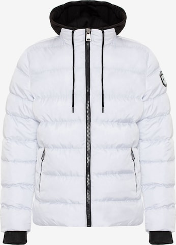 CIPO & BAXX Between-Season Jacket in White: front